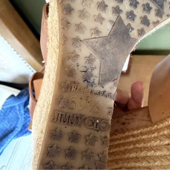 Jimmy Choo Pallet Espadrille Wedges Size 39.5 | 9.5 - Picture 9 of 9